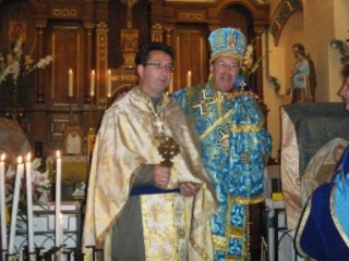 Père Patrick et Monseigneur Nicolas